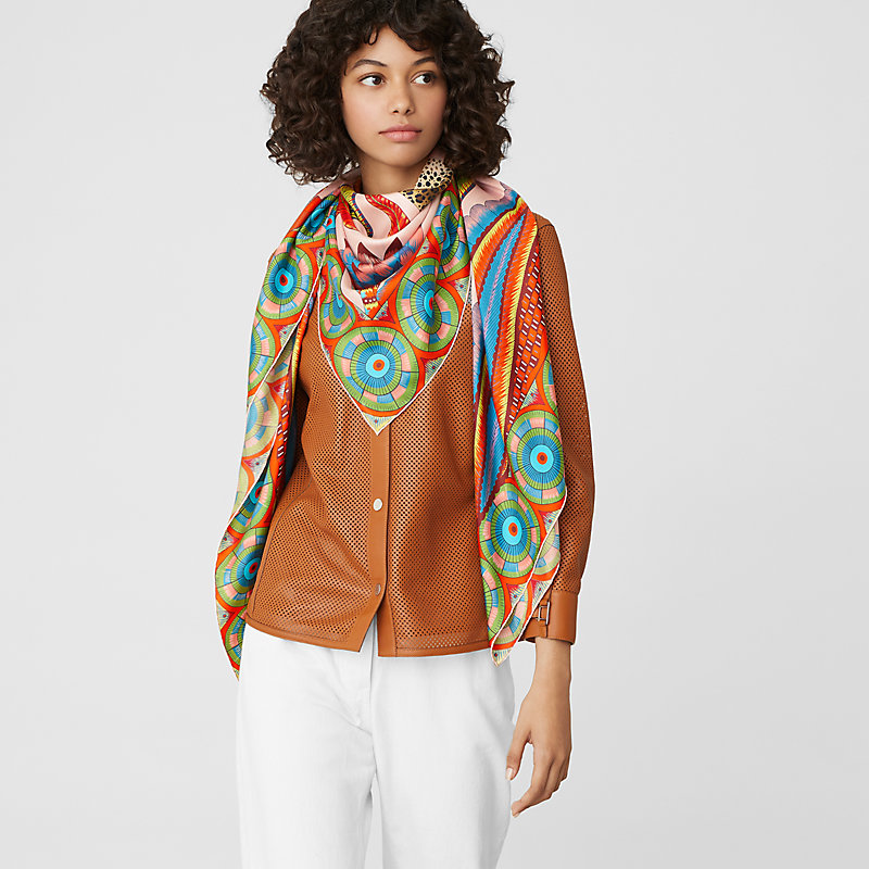 The Savana Dance wash scarf 140 | Hermès Australia